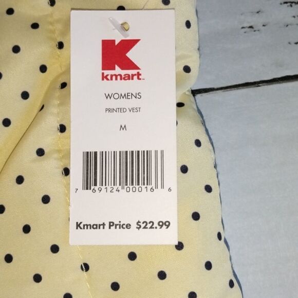 Women's Polka-dot Printed Puffer Vest Jacket Coat - Picture 6 of 8